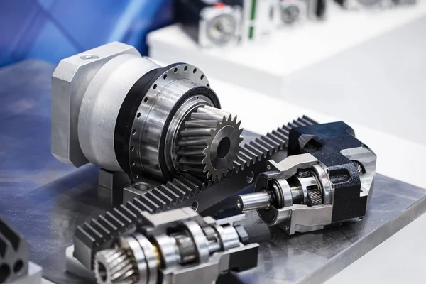 Otomatik bir makine için parçalar.