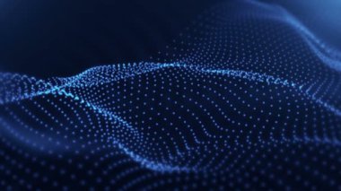 4k Soyut Mavi Arkaplan Canlandırma döngüsü