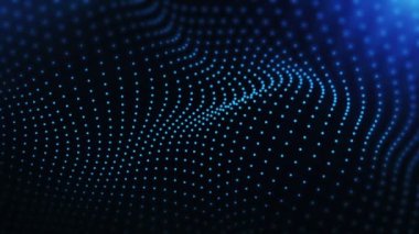 4k Soyut Mavi Arkaplan Canlandırma döngüsü