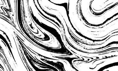 Grunge iç içe geçmiş doku, iplikler, çizgiler, tel, damarlar, monokrom. Grunge eski detaylı siyah beyaz doku. Vektör arkaplan