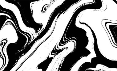 Grunge iç içe geçmiş doku, iplikler, çizgiler, tel, damarlar, monokrom. Grunge eski detaylı siyah beyaz doku. Vektör arkaplan