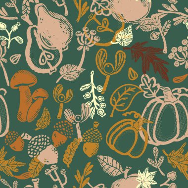 Sebzelerle kusursuz desen