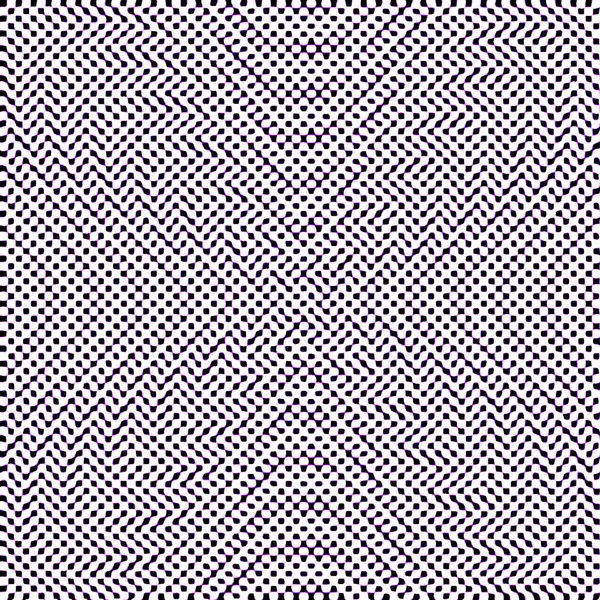 Seamless Black and White Dotted Irregular Maze Perforation Pattern. Abstract Geometric Background Design.
