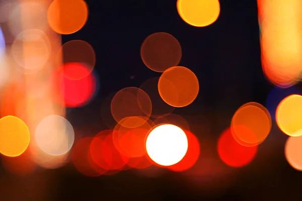 Fundo Luz Festiva Com Bokeh Fundo Abstrato Noite Borrada Bokeh — Fotografia de Stock