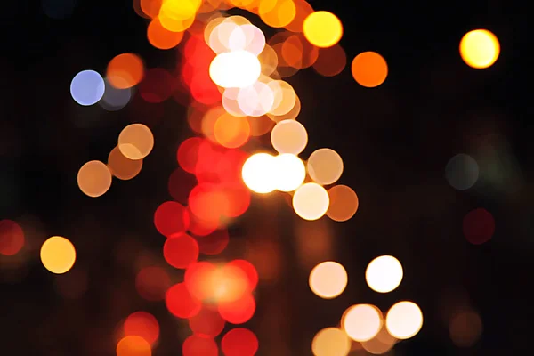 Fundo Luz Festiva Com Bokeh Fundo Abstrato Noite Borrada Bokeh — Fotografia de Stock