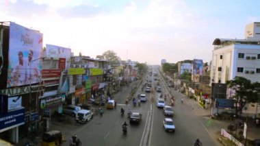 Meşgul bitirim sokak olay yerinde chennai, Hindistan.