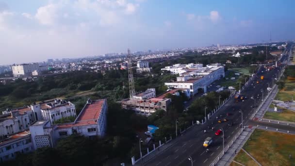 Luftaufnahme Von Gebäuden Oder Wohnungen Vom Leuchtturm Aus — Stockvideo