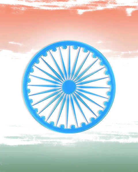 India Viering Van Dag Van Republiek Januari Met Achtergrond Poster — Stockfoto