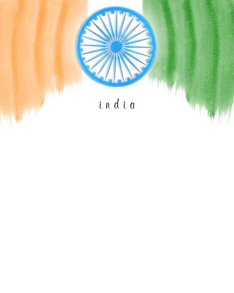 Happy Dag Van Republiek India Viering Januari — Stockfoto