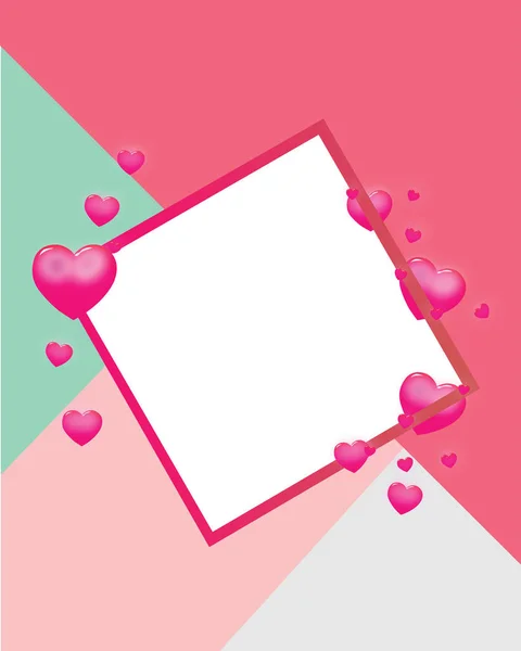 Az eladó, boldog Valentin-nap ünneplés kreatív plakát, transzparens vagy szórólap tervezés. — Stock Vector
