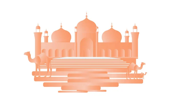 Ramadan kareem schöne Grußkarte - Vektor — Stockvektor