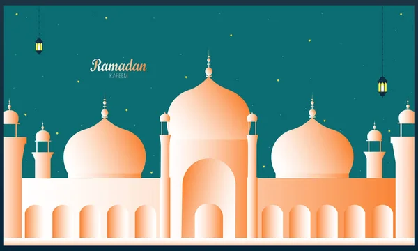 Ramadan design, islamisch kreativer hintergrund, ramadan kareem, ramadan mubarak - vektor — Stockvektor