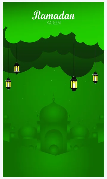 Ramadan backgrounds vector,Ramadan Kareem on abstract background. - Vector — Stock Vector