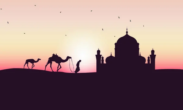 Ramazan Kareem güzel tebrik kartı - Vektör