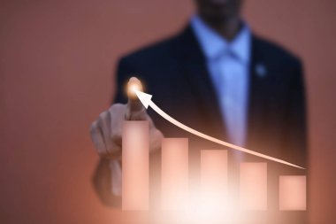 İşadamı Dokunmatik Ekran Konsepti Ayarlandı