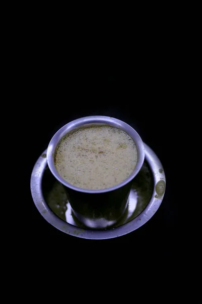 Geleneksel Hint Tumbler ve Devorah 'ta Madras Kahve — Stok fotoğraf