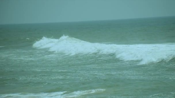 Uitzicht op zee op zonlicht in de zomer. — Stockvideo