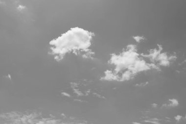 siyah ve beyaz bulut ve gökyüzü