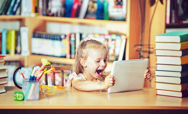 Kinder Onderwijs Levenswijze Leren Concept Met School — Stockfoto