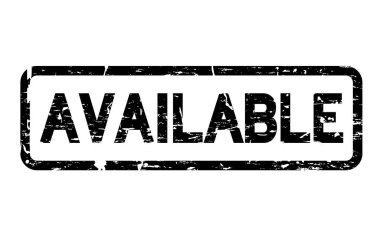 Grunge siyah kullanılabilir kare lastik mühür damgası beyaz arka plan üzerinde