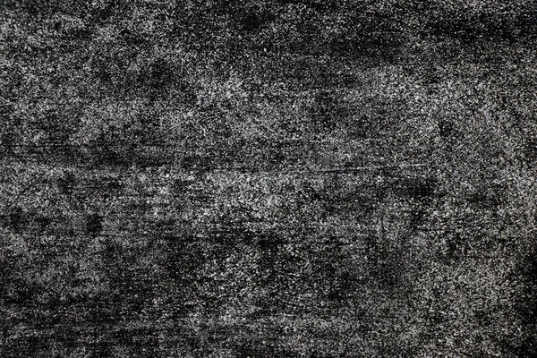 Grunge white color chalk texture on black board background