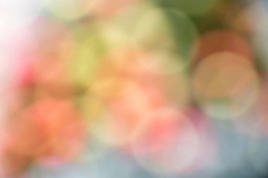 Renkli (kırmızı, sarı, mavi, yeşil, beyaz) bokeh arka plan. Noel, yeni yıl fesitval için dekorasyon.