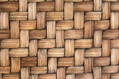 Kahverengi renk hasır dokulu arka planını kapandı