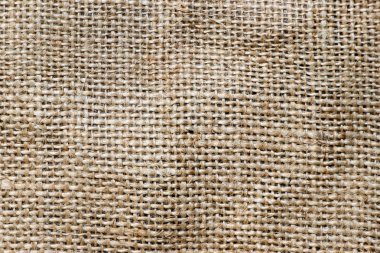 Kahverengi renk çul dokulu arka planını kapandı