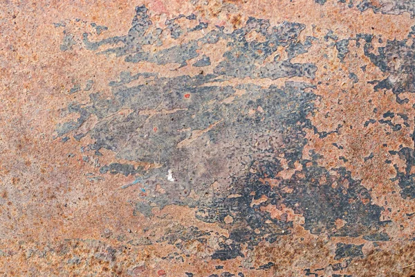 Grunge red brown rust on metallic sheet background