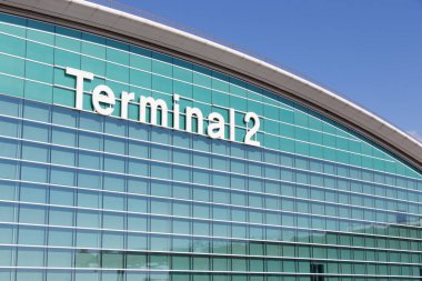 Eylül 4, 2018: Seul, Güney Kore, Terminal 2 Incheon Uluslararası Havaalanına oluşturma