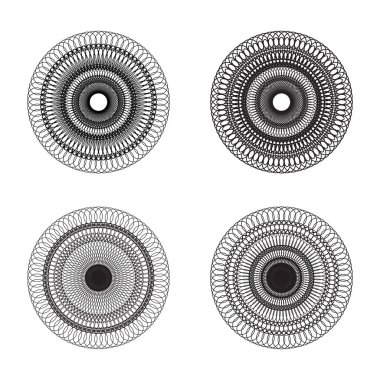 Siyah ve beyaz renk Gökadasında beyaz arka plan üzerinde ayarla