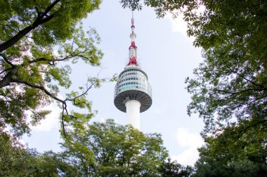 1 Eylül, 2018, Seoul, Güney Kore: N Seul Kulesi Namsan dağda, Seoul, Güney Kore