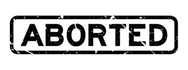 Grunge siyah word Meydanı lastik mühür damgası beyaz zemin üzerine iptal edildi.