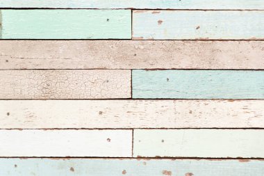 Dekorasyon için çok renkli grunge eski ahşap plaka desenli arkaplan