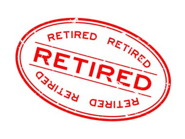 Grunge kırmızı kelime oval lastik mühür beyaz arka planda