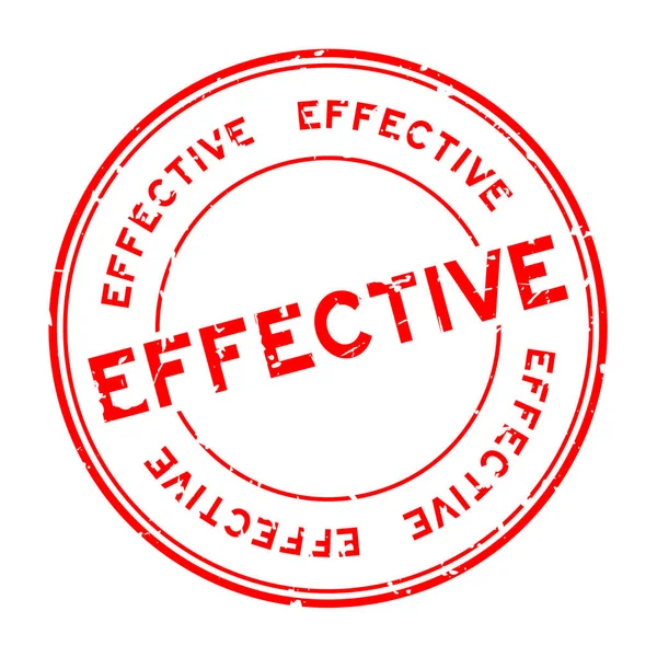 Grunge kırmızı beyaz arka plan üzerinde yuvarlak damga mühür iş etkili kelime