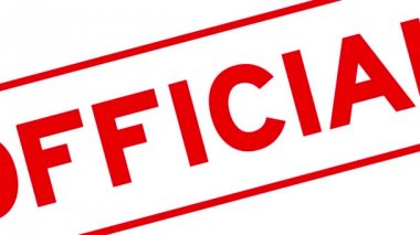 Kırmızı resmi damga beyaz arka plana uyacak şekilde aşağı ölçek