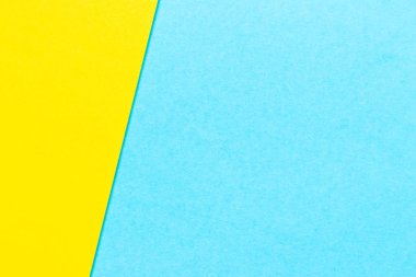 Mavi renk dokulu kağıt arka plan tasarım ve dekorasyon için kopya alanı ile soyut sarı ve ışık