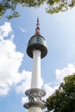 1 Eylül, 2018, Seoul, Güney Kore: N Seul Kulesi Namsan dağda, Seoul, Güney Kore