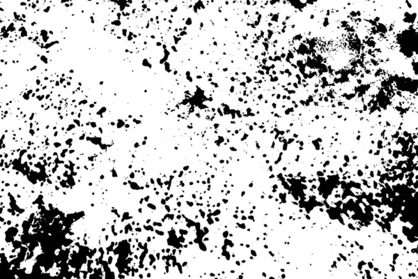 Grunge zwarte textuur op witte achtergrond (Vector). Gebruik voor decoratie, veroudering of oude laag — Stockvector