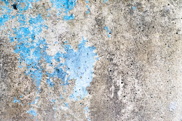 Fondo texturizado de hormigón con grieta de pintura de color azul — Foto de Stock