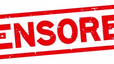 Grunge kırmızı sansürlü kelime kare kauçuk mühür damga beyaz arka plan dan uzaklaştırmak