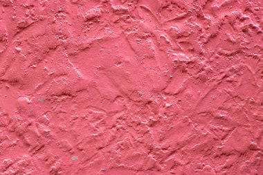 Grunge rough red color concrete wall textured background