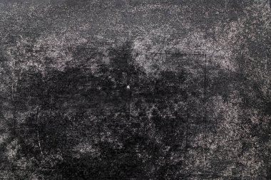 Boş karatahta arka planında Grunge beyaz tebeşir dokusu 