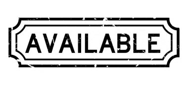 Grunge siyah kelime: Beyaz arka planda kauçuk iş mührü