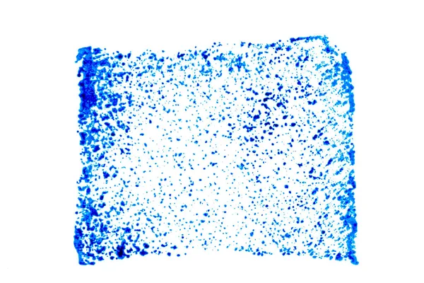 Kare Biçiminde Mavi Renk Mürekkebi Pul Çerçeve Olarak Desenlendirilmiş — Stok fotoğraf