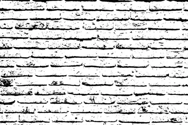 Грандіозна Чорна Текстура Форма Цегляної Стіни Білому Тлі Вектор Використовувати — стоковий вектор