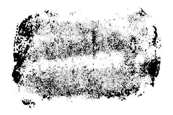 Grunge Μαύρη Υφή Βούρτσα Τετράγωνο Σχήμα Λευκό Φόντο Διάνυσμα — Διανυσματικό Αρχείο
