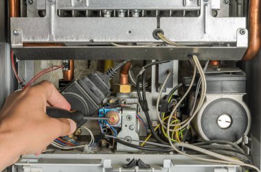 Ana gaz Kombi Isıtma elektronik parça tamir
