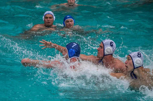 Lviv Oekraïne Juni 2018 Atleten Spelen Het Zwembad Waterpolo — Stockfoto